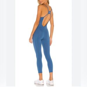 Free People side to side performance jumpsuit, blue moon activeleisure